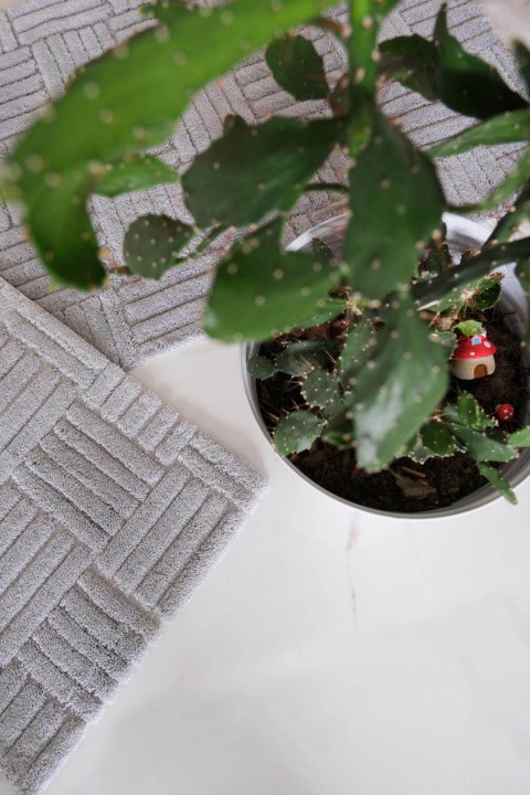 İyi Geceler %100 Pamuk Cubin 2 Parça Banyo Paspas Seti - Gri