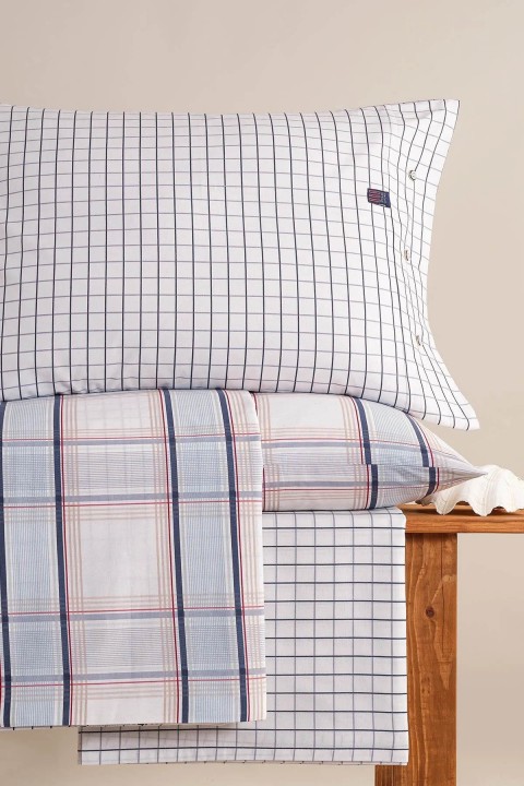 İyi Geceler Blue Marine Çift Kişilik Nevresimli Pike Takımı - Nautical İndigo