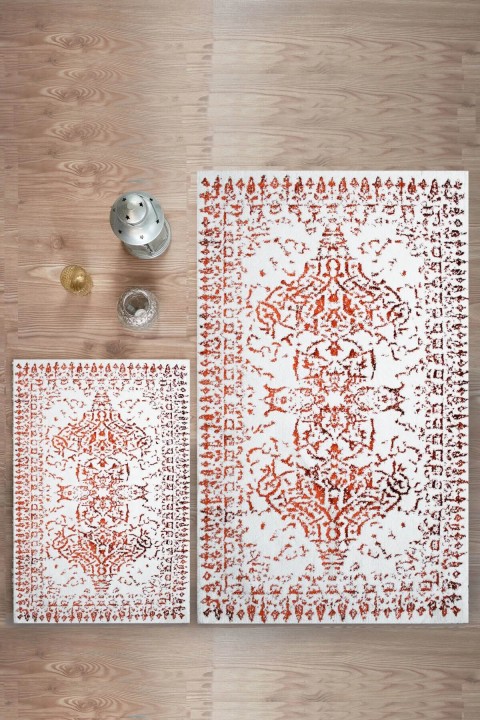 İyi Geceler HCW Pera 2 Li Paspas Seti - Kiremit