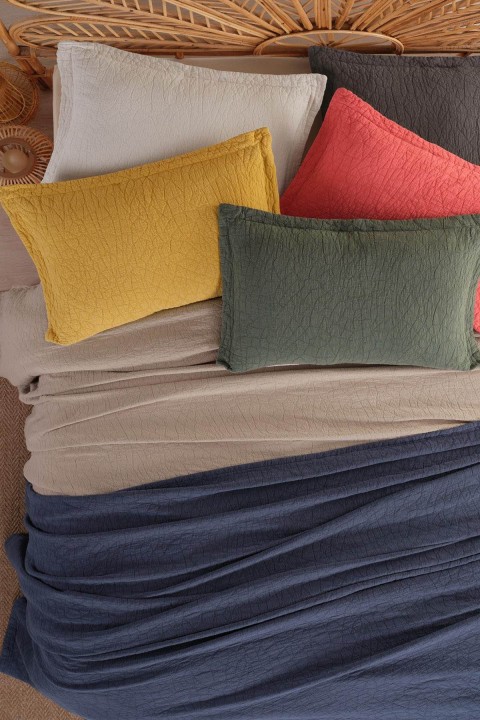 İyi Geceler Zen Stone Tek Kişilik Yatak Örtüsü Seti - Antrasit