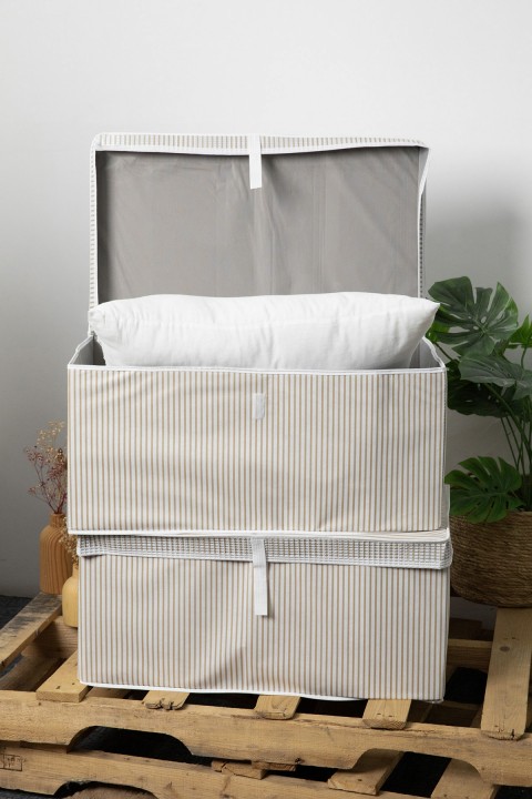 Kapaklı Mega Plus 2li Hurç 70x40x30 - Kahverengi