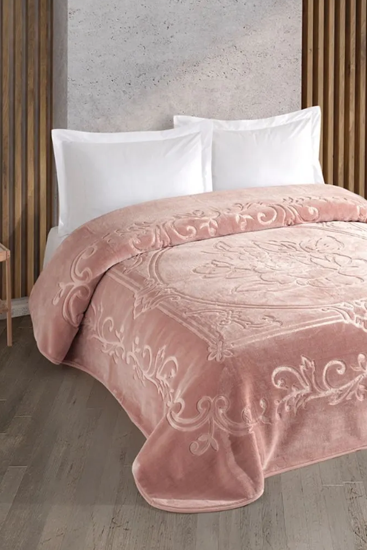 Kristal Blankent Çift Kişilik Battaniye 220x240 - Sütlü Kahve Kristal Blankent Çift Kişilik Battaniye 220x240 - Sütlü Kahve