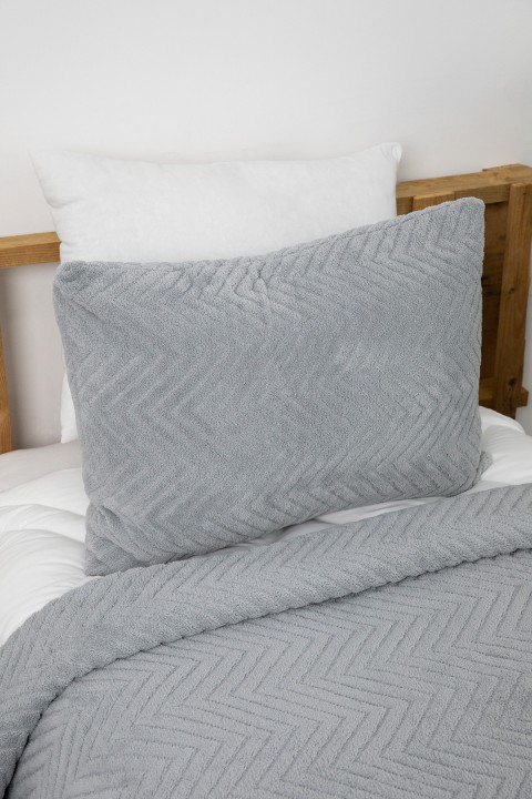 Liena Wellsoft Tek Kişilik Yatak Örtüsü - Gri Liena Wellsoft Tek Kişilik Yatak Örtüsü - Gri