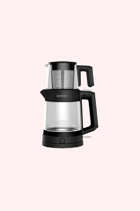 Lorenzo Chaizer Cam Çay Makinesi - Siyah
