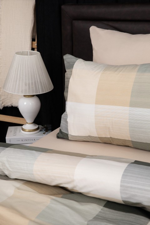 Nevora Premium %100 Pamuk Çift Kişilik Nevresim Takımı - Yeşil