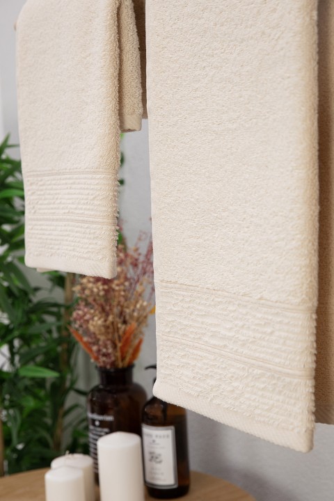 NewNoa 2'li Yüz Havlusu 50x90 - Vizon