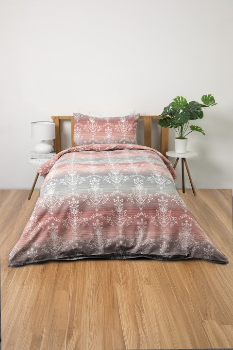 Nova Lastikli Tek Kişilik Nevresim Takımı - Pembe Nova Lastikli Tek Kişilik Nevresim Takımı - Pembe