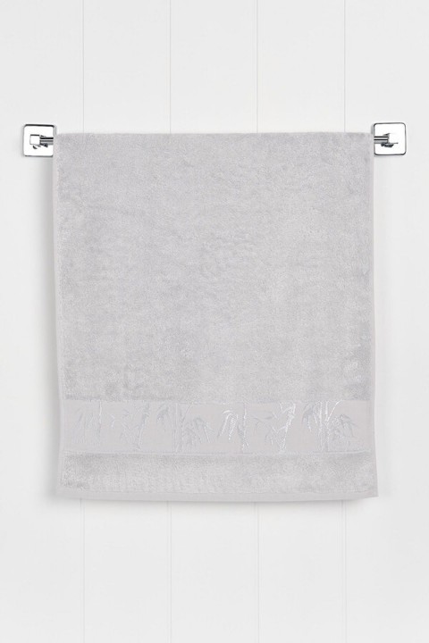 Nurpak Bambu Yüz Havlusu 50x90 - Gri