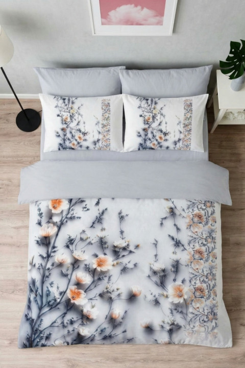 Örtüm Buket Çift Kişilik Kapitone Yatak Örtüsü Takımı