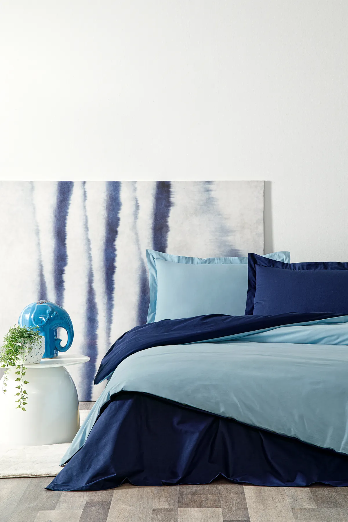 Özdilek Colormix Duz Tek Kişilik Nevresim Takımı - Aqua Lacivert