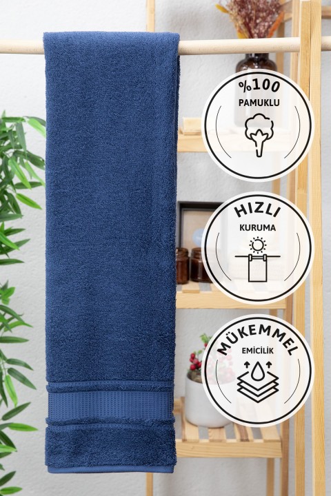 Özdilek Colourist Banyo Havlusu 90x150 - Lacivert Özdilek Colourist Banyo Havlusu 90x150 - Lacivert