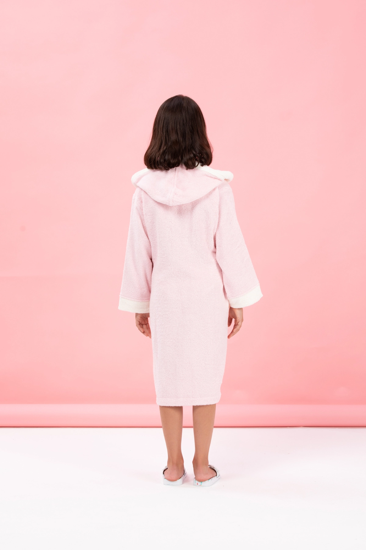 Özdilek Disney Minnie M.Happy Pembe Nakışlı Çocuk Bornozu 11-12 yaş