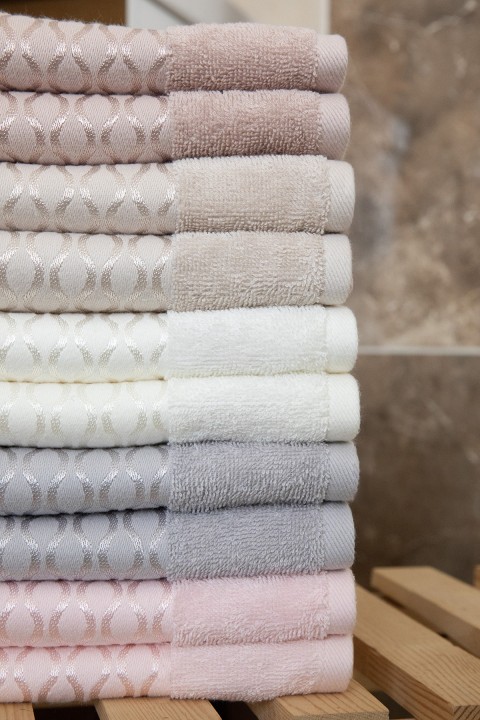 Özdilek Elissa El Yüz Havlusu 50x90 10 Adet - Bej - Taş - Krem - Gri - Pudra Özdilek Elissa El Yüz Havlusu 50x90 10 Adet - Bej - Taş - Krem - Gri - Pudra