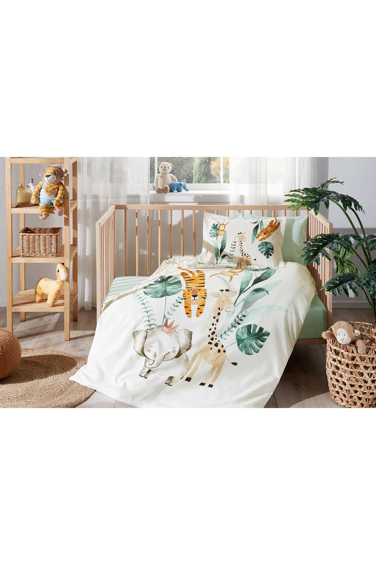 Özdilek Jungle Bebek Nevresim Takımı - Krem