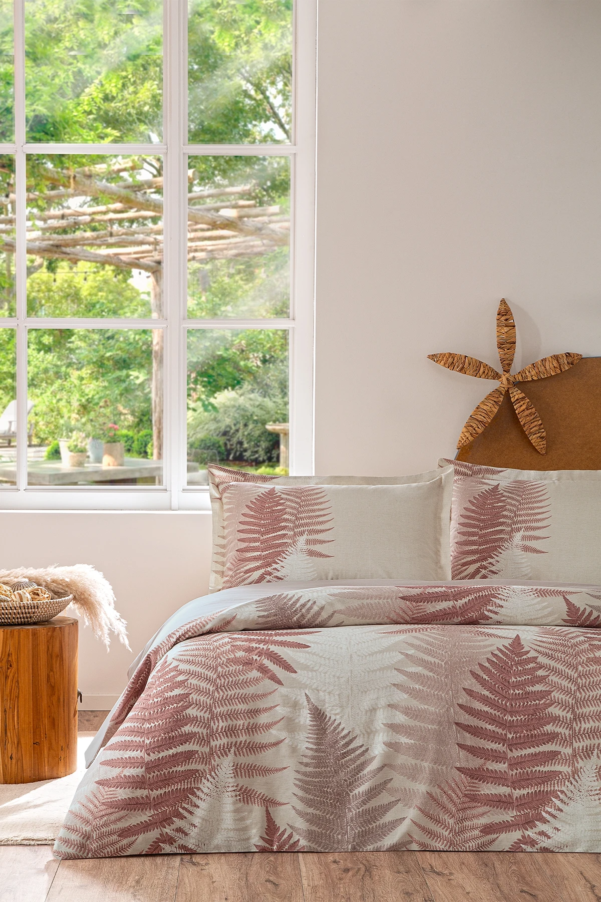 Özdilek Love Ladder Fitted Çift Kişilik Nevresim Takımı - Kahve