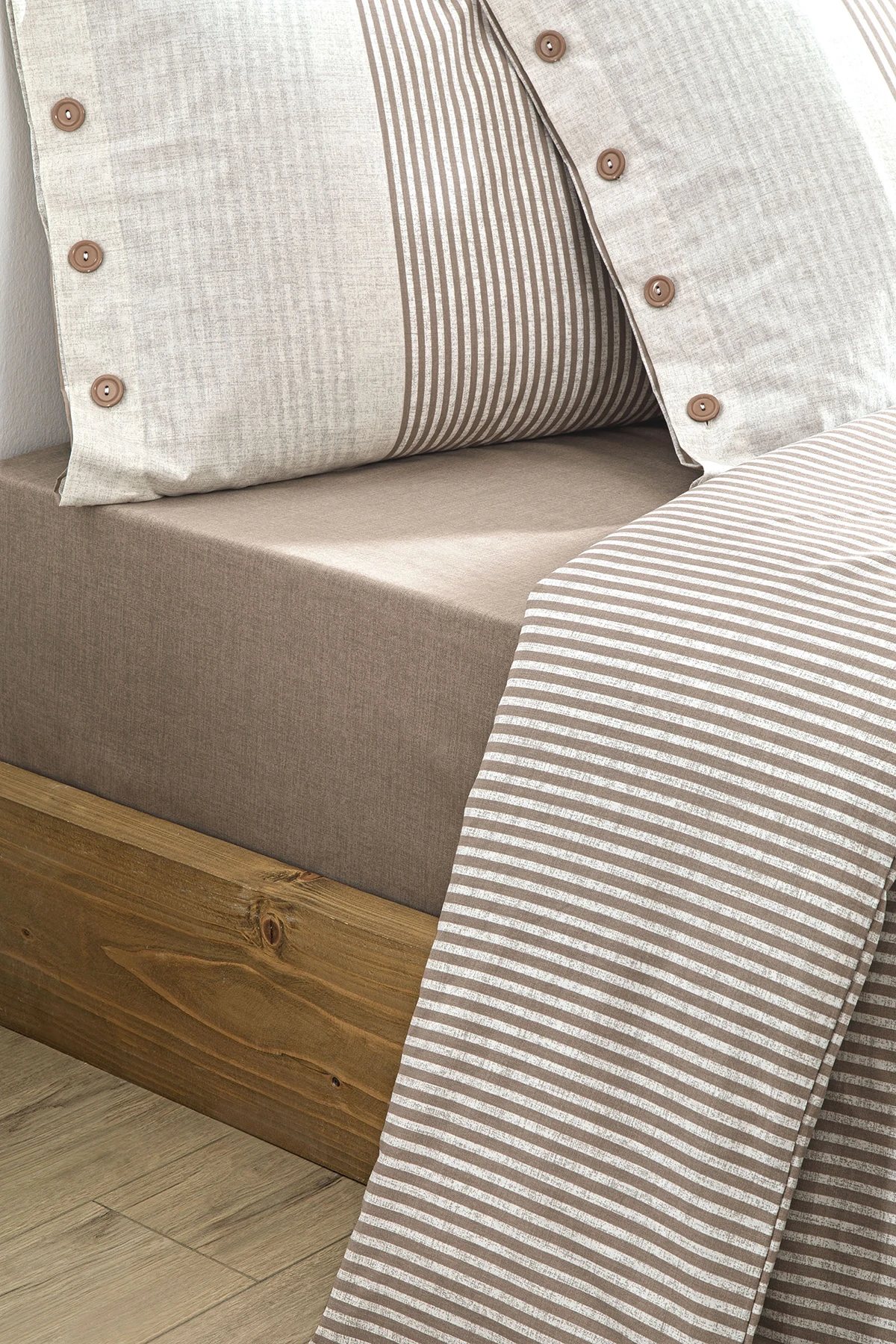 Özdilek Natural Line Çift Kişilik Nevresim Takımı - Bej