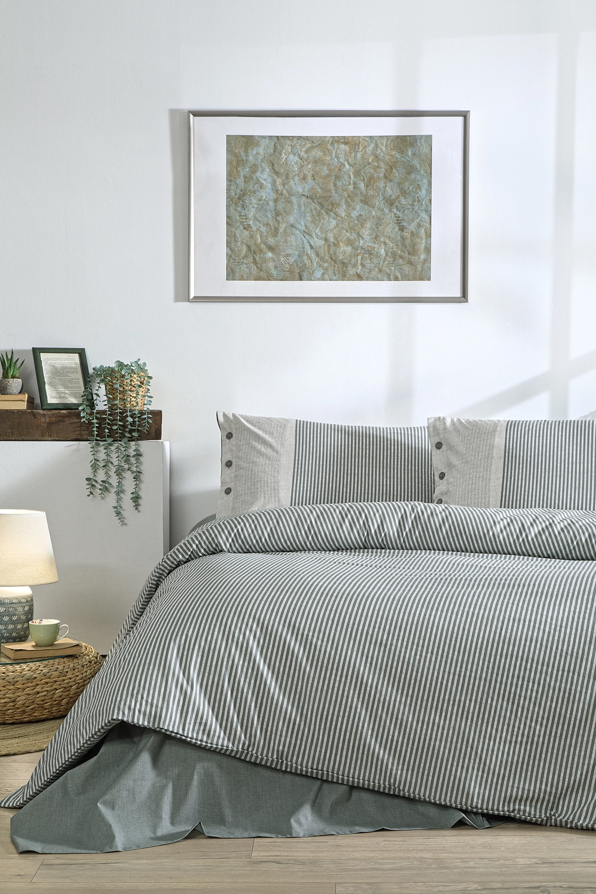 Özdilek Natural Line Tek Kişilik Nevresim Takımı - Yesil