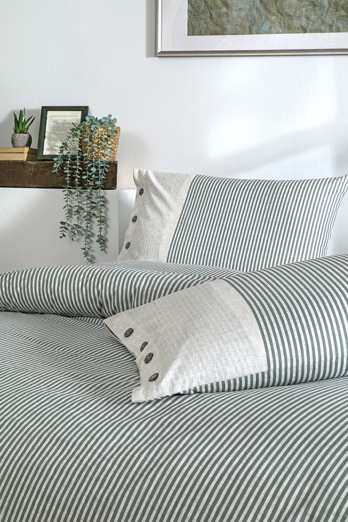 Özdilek Natural Line Tek Kişilik Nevresim Takımı - Yesil