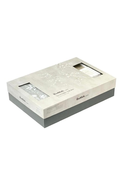 Özdilek White Sakura Çift Kişilik Nevresim Takımı
