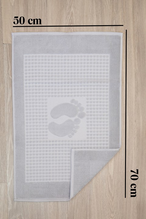 Özdilek Winter 2'li Ayak Havlusu 50x70 - Gri