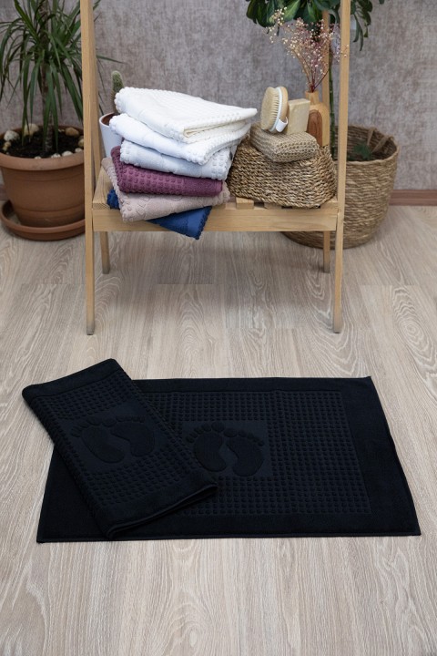 Özdilek Winter 2'li Ayak Havlusu 50x70 - Siyah