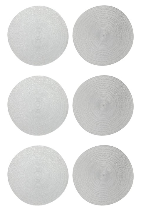 Paçi Dolphin 6lı Pvc Amerikan Servis Supla Seti - Gri