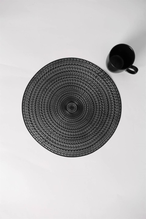 Paçi Dolphin 6lı Pvc Amerikan Servis Supla Seti - Siyah