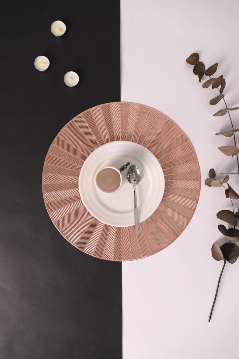 Paçi Jolly 6lı Pvc Amerikan Servis Supla Seti - Bronz