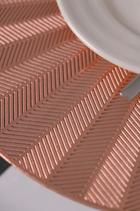 Paçi Jolly 6lı Pvc Amerikan Servis Supla Seti - Bronz