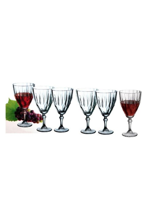 Paşabahçe 44767 Diamond Sade 6 Lı Ayaklı Bardak