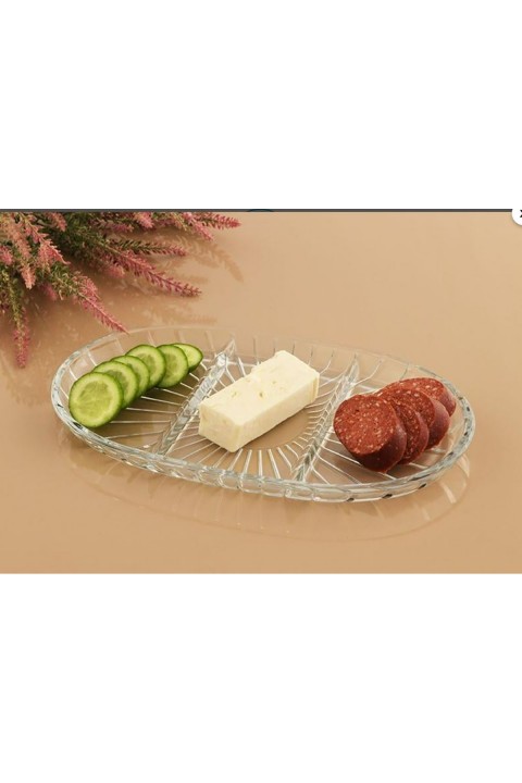 Paşabahçe 54903 Elegant Bölmeli Oval Tabak