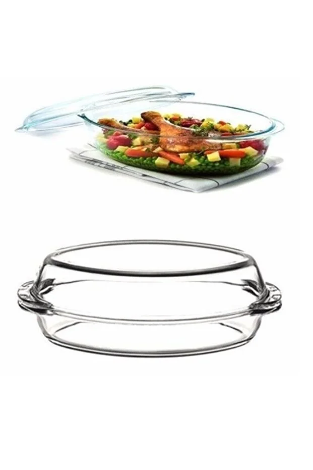 Paşabahçe Borcam Kapaklı Oval Tencere 59032