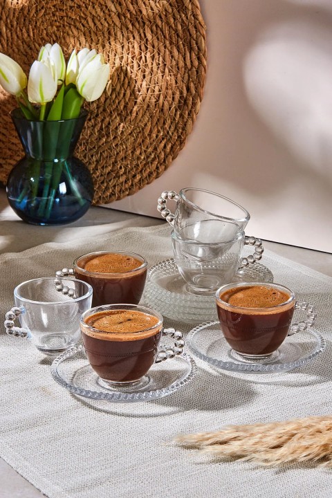 Perotti 12602 Girona 6'lı Cam Kahve Fincanı