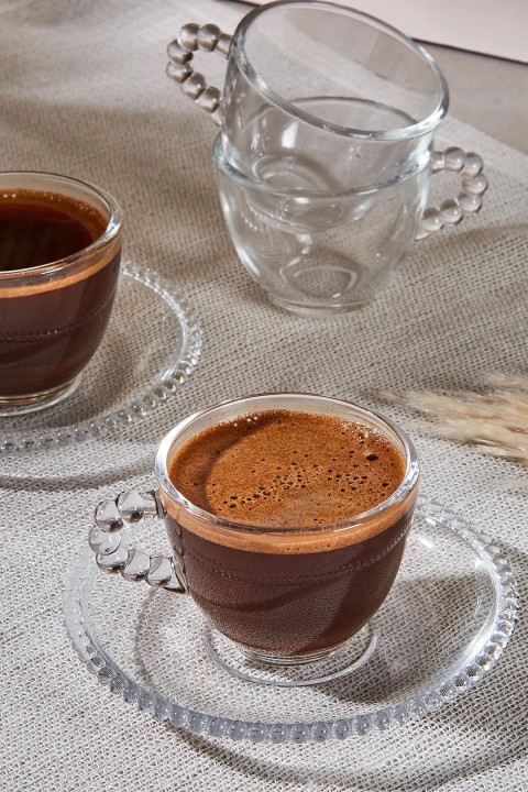 Perotti 12602 Girona 6'lı Cam Kahve Fincanı