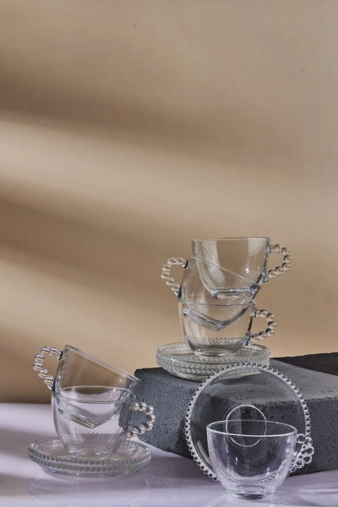 Perotti 12602 Girona 6'lı Cam Kahve Fincanı