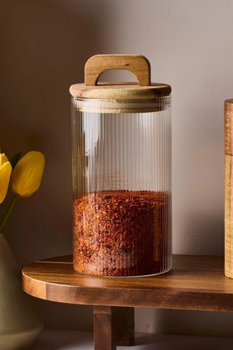 Perotti 14822 Acacia 700 Ml Cam Kavanoz 