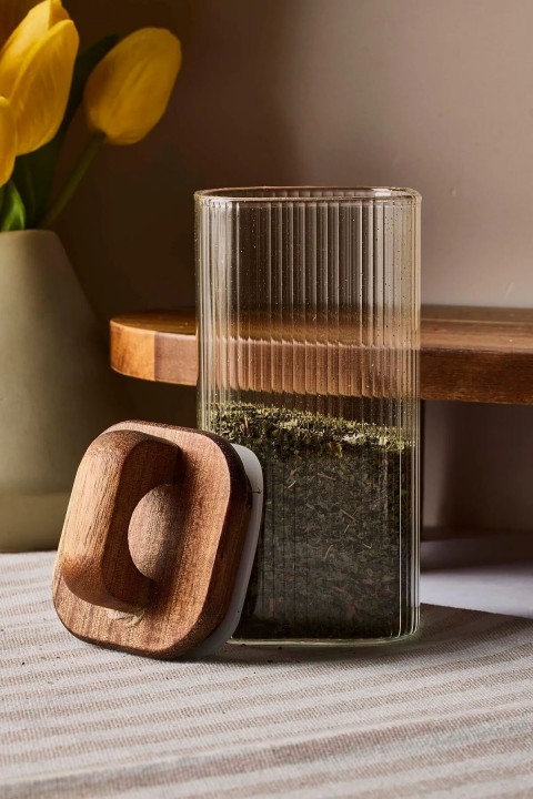 Perotti 14830 Acacia 280 Ml Cam Kavanoz 