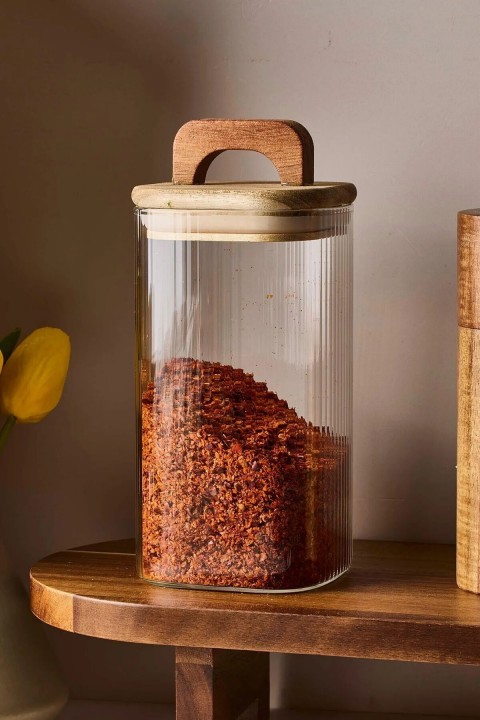 Perotti 14835 Acacia 800 Ml Cam Kavanoz