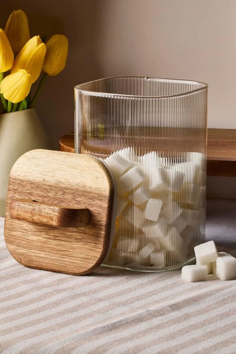 Perotti 14839 Acacia 1200 Ml Cam Kavanoz