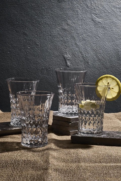 Perotti 14971 Arturo Max 4'lü Cam Bardak 365 Ml