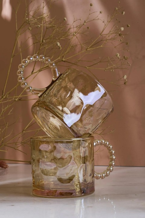 Perotti 15918 Ringo Stone Amber 4'lü Cam Kupa 200M