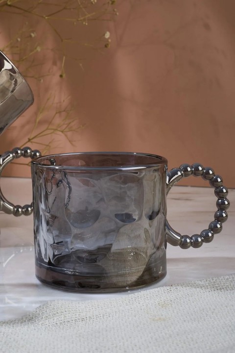 Perotti 15919 Ringo Stone Füme 4'lü Cam Kupa 200 Ml