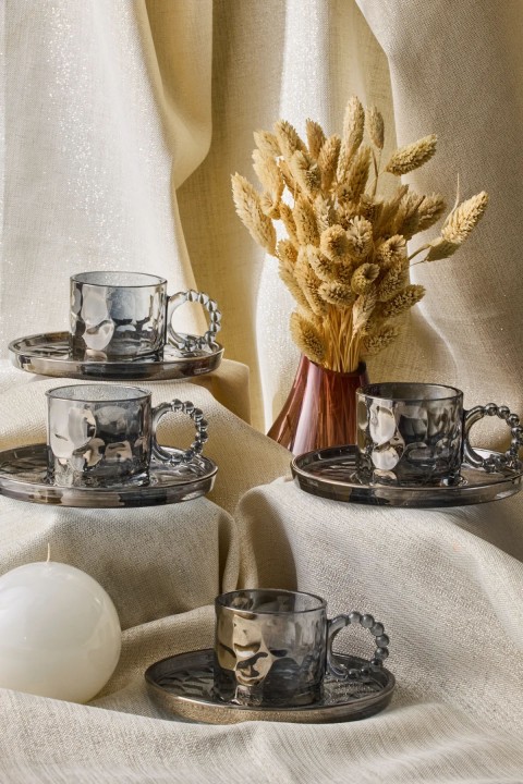 Perotti 15927 Ringo Stone Füme 6'lı Kahve Fincanı 100 Ml