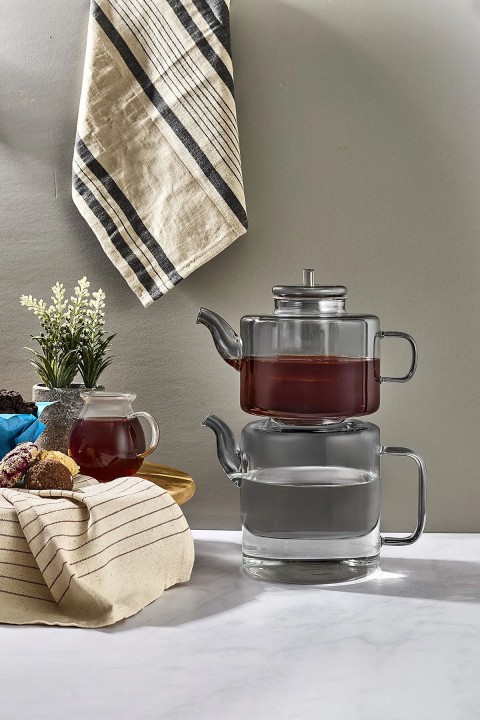 Perotti 15950 Tobby Füme Borosilikat Çaydanlık