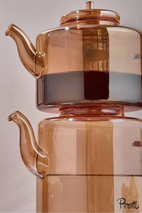 Perotti 15951 Tobby Amber Borosilikat Çaydanlık