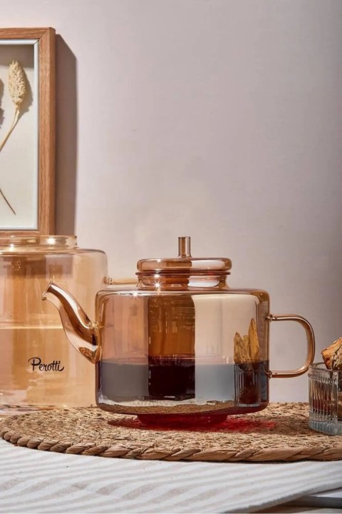 Perotti 15951 Tobby Amber Borosilikat Çaydanlık