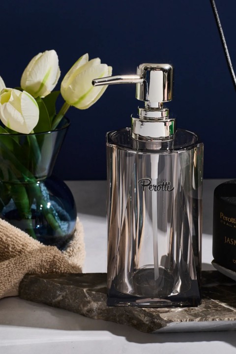 Perotti 16042 Acrylic Kristal Sıvı Sabunluk - Gri