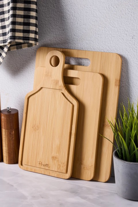Perotti 16338 Bamboo 3'lü Kesme Tahtası 