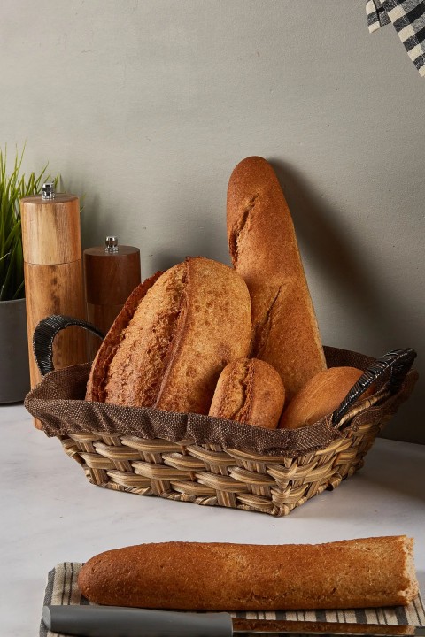 Perotti 16359 Benito Hasır Ekmek Sepeti