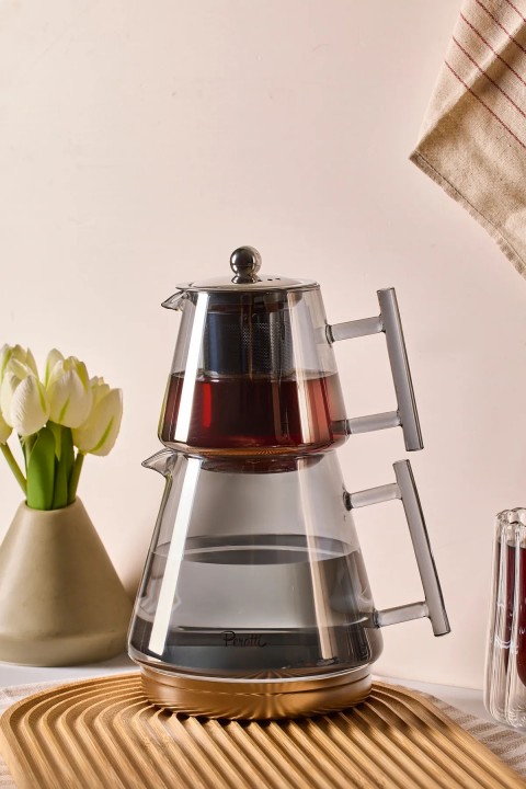 Perotti 16503 Franca Füme Cam Çaydanlık